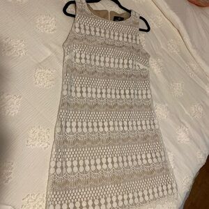 Ronni Nicole Tan Dress